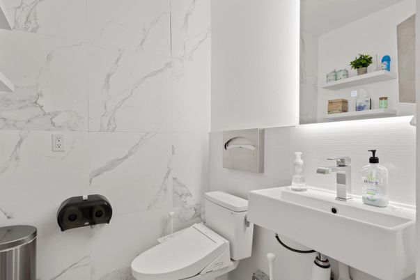 Bathroom, Interior, Marble Walls