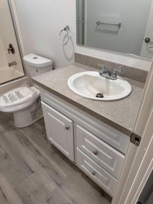 Bathroom, Interior, Wood Texture Flooring