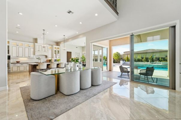 Dining room, Interior, Kitchen, Pendant Lights, Recessed Lighting