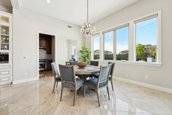 Chandelier, Dining room, Interior, Recessed Lighting