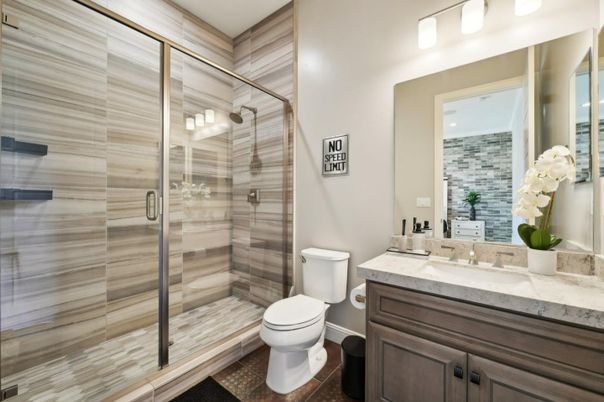 Bathroom, Glass Shower, Interior