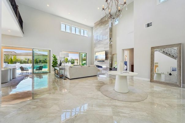 Chandelier, Interior, Living room, Recessed Lighting