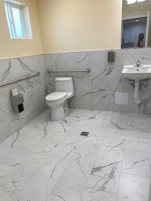 Bathroom, Interior, Marble, Marble Walls