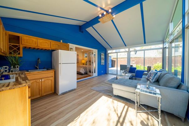 Interior, Kitchen, Living room, Wood Texture Flooring
