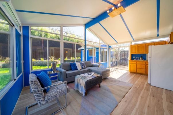 Interior, Living room, Sun Room, Wood Texture Flooring