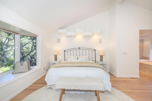 Bedroom, Interior, Wood Texture Flooring