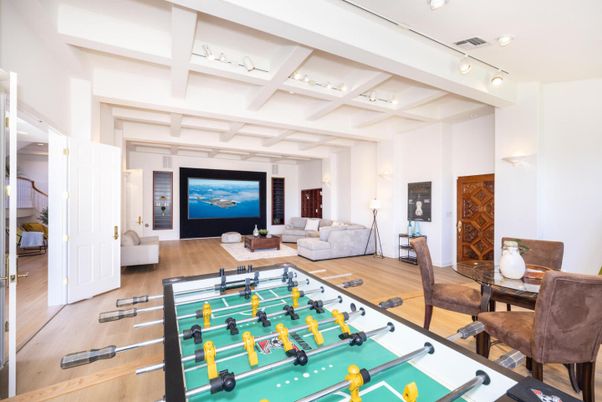 Game Room, Interior, Living room, Wood Texture Flooring