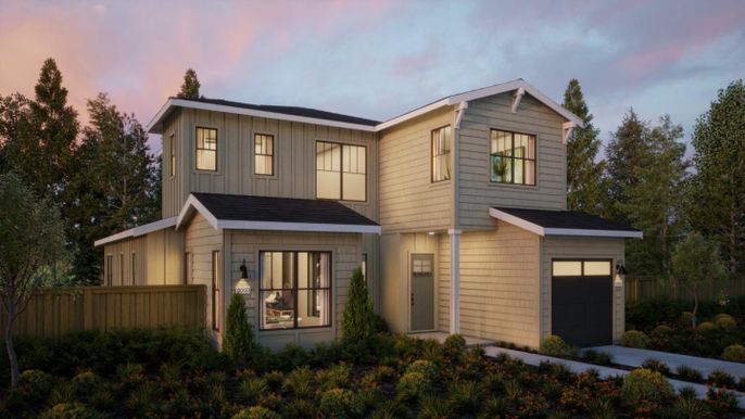 Attached, Exterior, Facade, Farmhouse