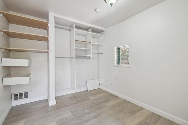 Interior, Walk-in Closets, Wood Texture Flooring