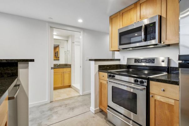 Interior, Kitchen, Recessed Lighting, Stainless Steel Appliances