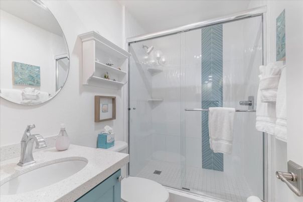 Bathroom, Glass Shower, Interior