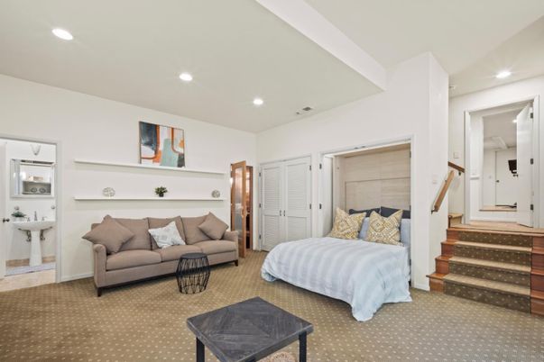 Bedroom, Interior, Recessed Lighting