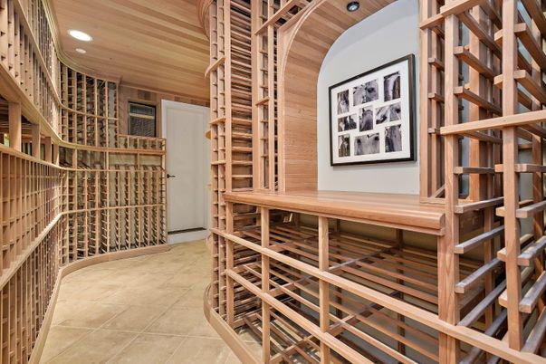 Interior, Recessed Lighting, Wine Storage, Wooden Ceilings, Wooden Walls