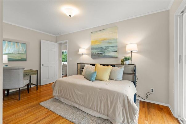 Bedroom, Interior, Wood Texture Flooring