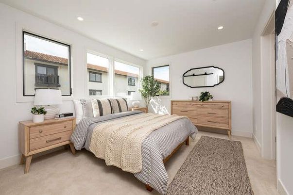 Bedroom, Interior, Recessed Lighting