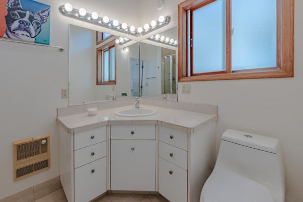 Bathroom, Dual Sink Vanities, Interior, Tile Countertops