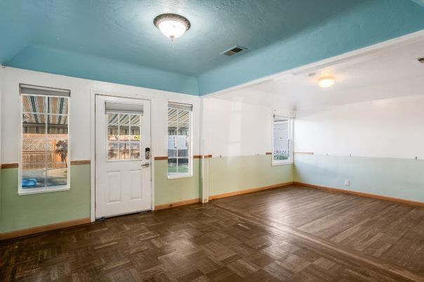 Empty room, Interior, Wood Texture Flooring