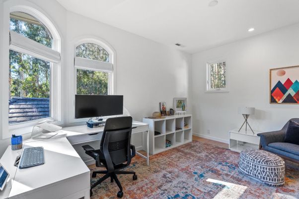 Home Office, Interior, Recessed Lighting
