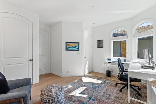 Home Office, Interior, Wood Texture Flooring