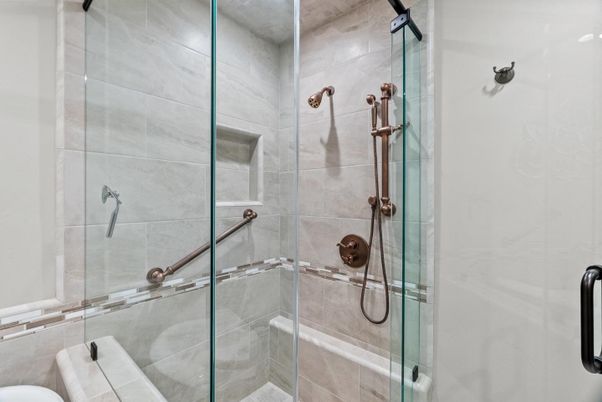Bathroom, Glass Shower, Interior
