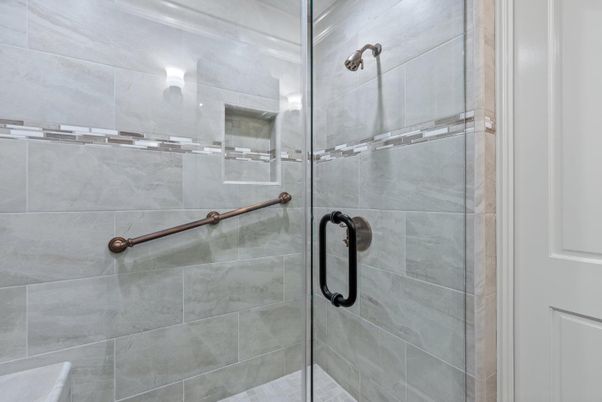 Bathroom, Glass Shower, Interior
