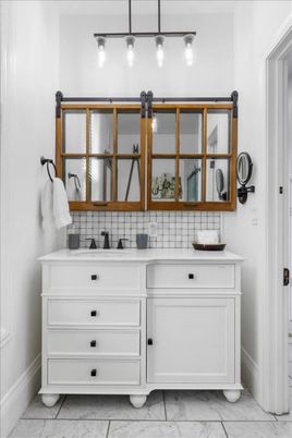 Bathroom, Dual Sink Vanities, Interior, Marble