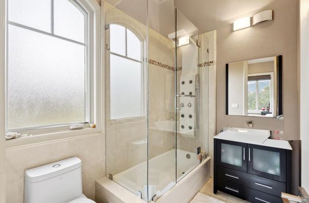 Bathroom, Glass Shower, Interior