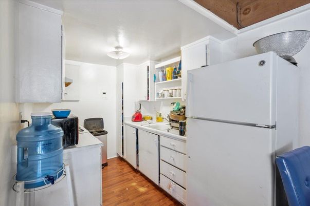 Interior, Kitchen, Wood Texture Flooring