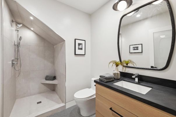Bathroom, Glass Shower, Interior