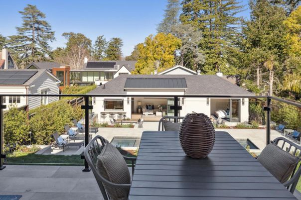 Exterior, Pool, Solar Panels