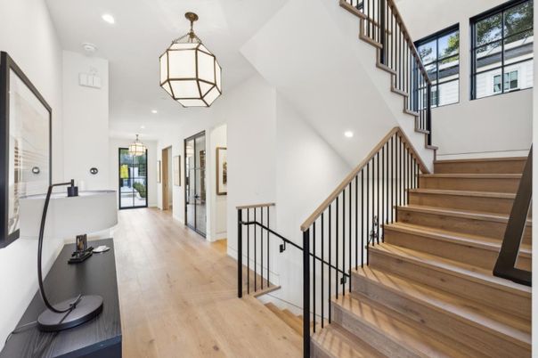 Interior, Pendant Lights, Recessed Lighting, Wood Texture Flooring