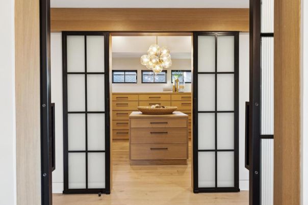 Chandelier, Interior, Pendant Lights, Wood Texture Flooring