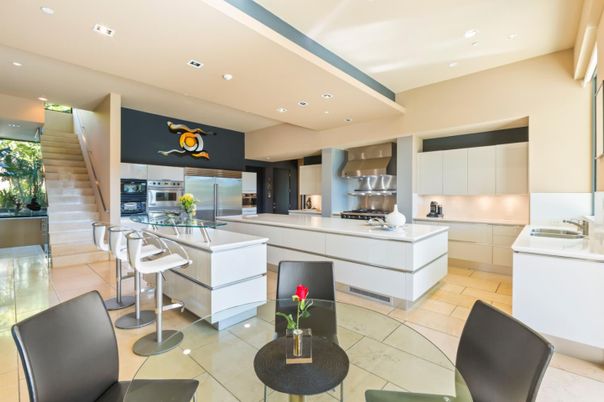 Interior, Kitchen, Recessed Lighting, Stainless Steel Appliances