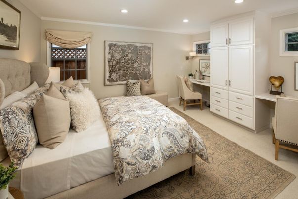 Bedroom, Home Office, Interior, Recessed Lighting