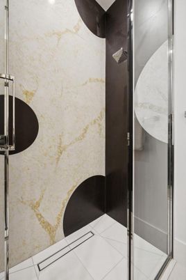 Bathroom, Glass Shower, Interior