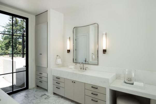 Bathroom, Dual Sink Vanities, Interior, Marble