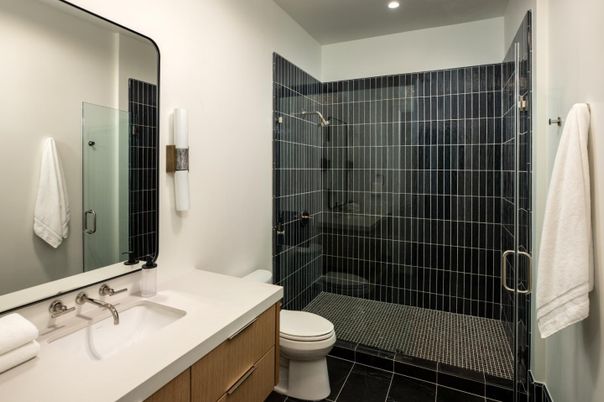 Bathroom, Interior, Recessed Lighting