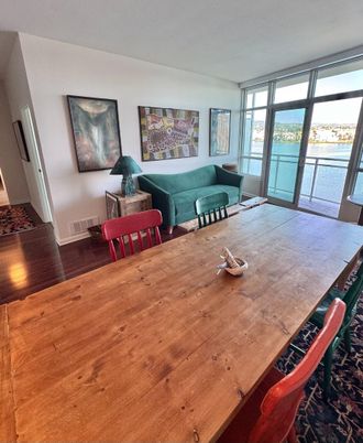 Dining room, Interior, Living room, Water, Wood Texture Flooring