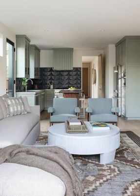 Interior, Kitchen, Living room, Recessed Lighting