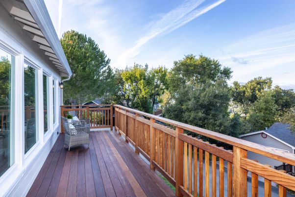 Exterior, Wood Texture Flooring