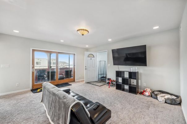 Interior, Living room, Recessed Lighting