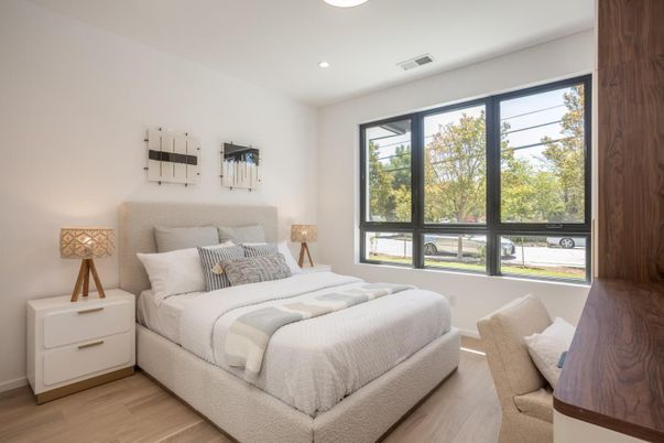Bedroom, Interior, Recessed Lighting