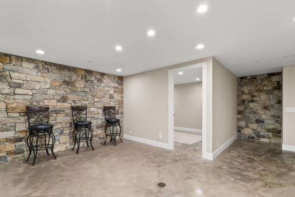 Interior, Recessed Lighting, Stone Walls