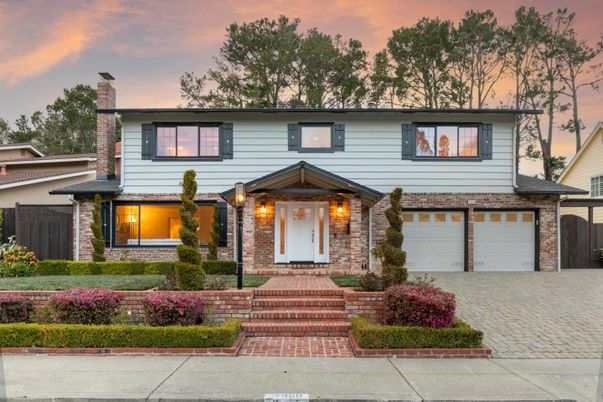 Attached, Exterior, Facade, Brick Facade, Split Level