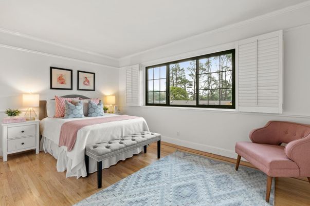 Bedroom, Interior, Wood Texture Flooring
