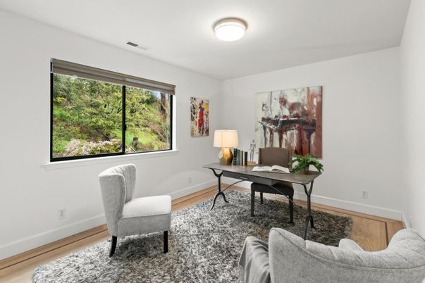 Home Office, Interior, Wood Texture Flooring