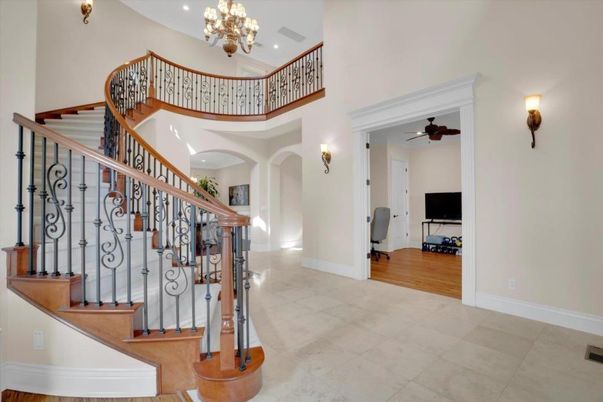 Chandelier, Interior, Recessed Lighting, Wood Texture Flooring