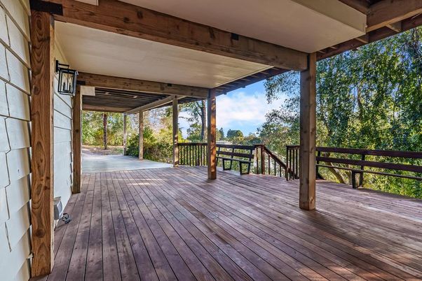 Exterior, Wood Texture Flooring