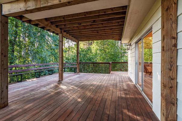 Exterior, Wood Texture Flooring