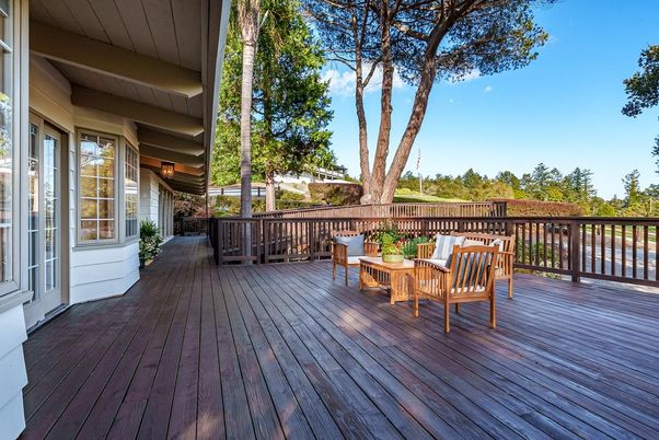 Exterior, Wood Texture Flooring